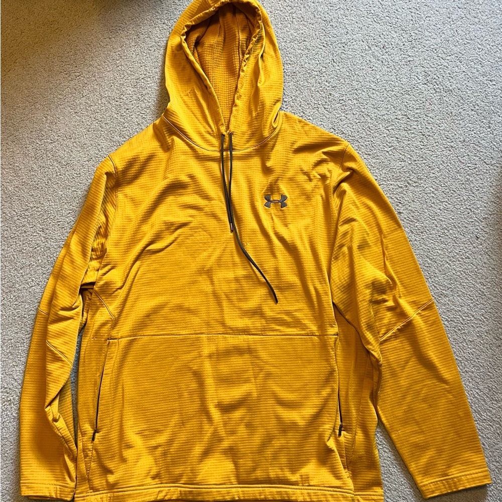 Men’s light Under Armour Yellow Hoodie
